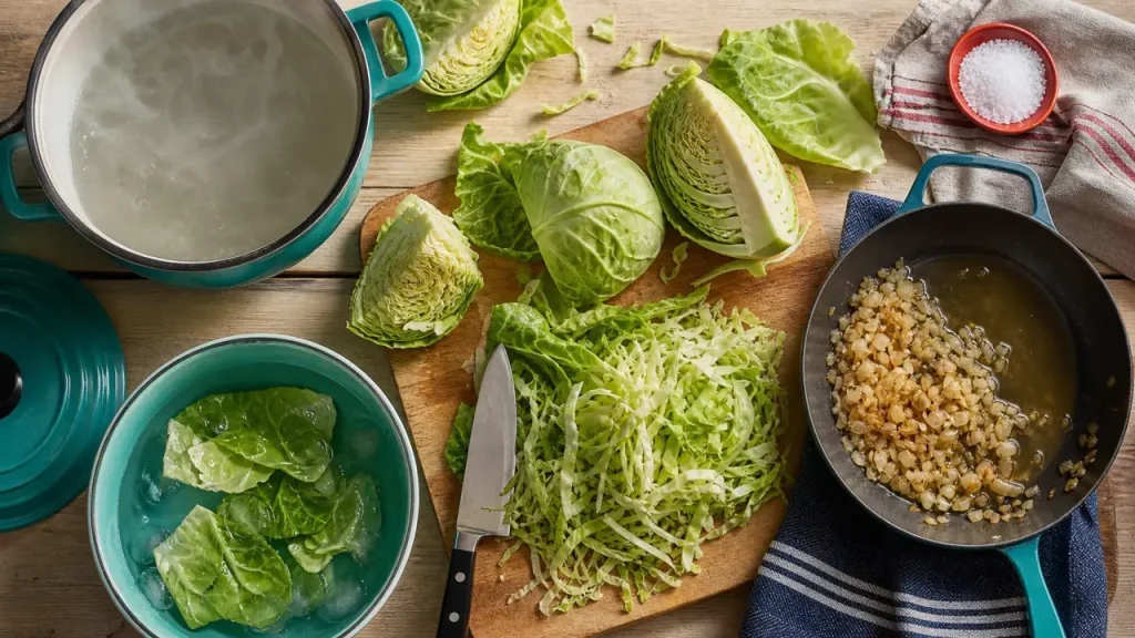 Chou vert trop mou ? Blanchir, braiser ou cuire à l’eau pour garder une bonne texture