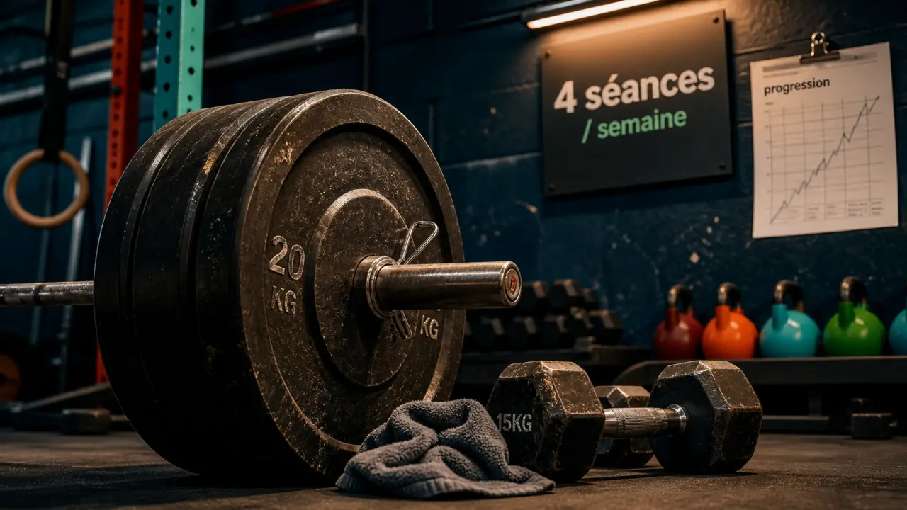 Musculation 4 fois par semaine resultat : récupération et erreurs à éviter