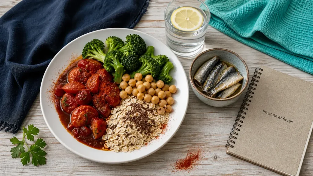 Alimentation et prostate : tomates cuites, fibres et erreurs à éviter
