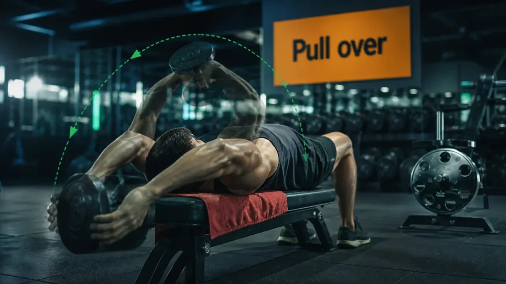 Dos ou pectoraux ? Le détail qui change tout sur le pull over en musculation