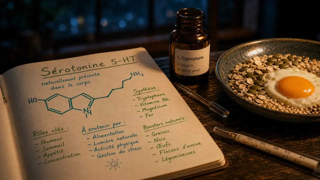 Qu est ce que la serotonine : intestin, humeur, 5-HT, boost naturel