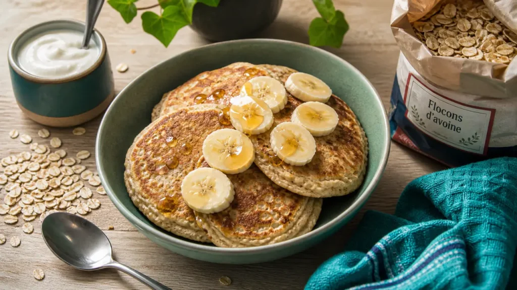 Flocons d’avoine : pancakes en 10 minutes, bowls crus et gâteau banane