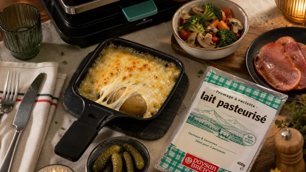Raclette et grossesse : 70°C, lait pasteurisé et charcuteries à éviter