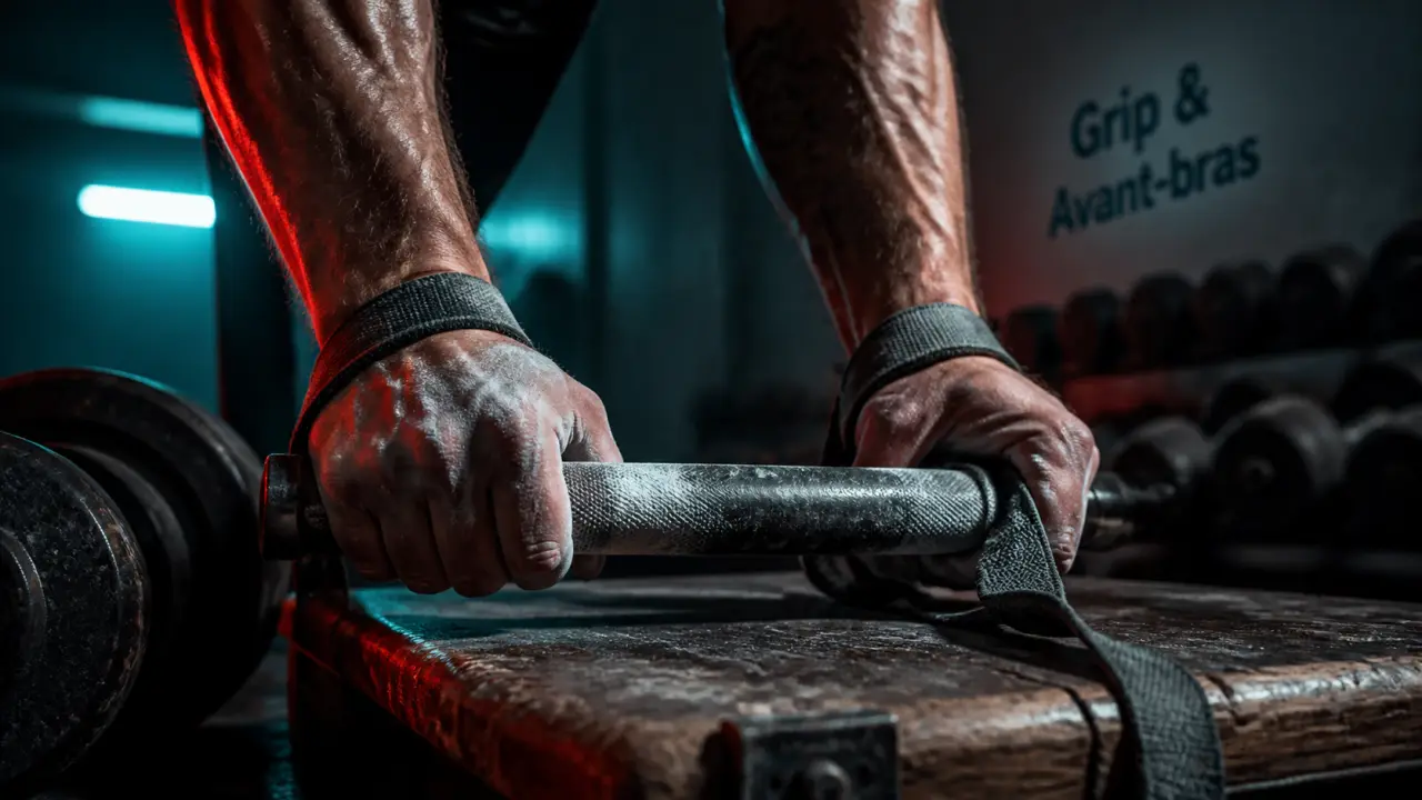 Travailler avant bras : grip solide pour tractions et charges
