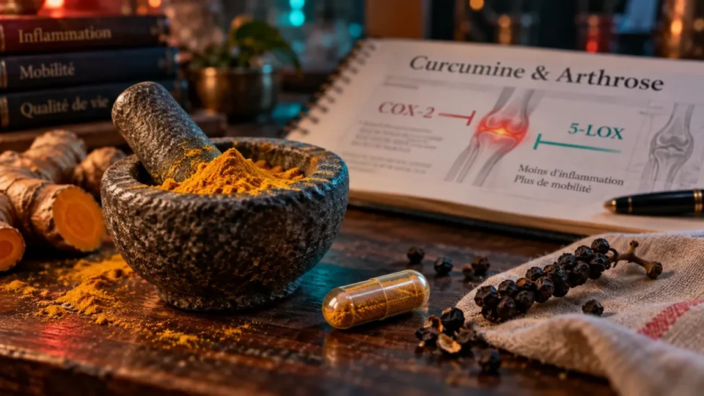 Curcuma et arthrose : pourquoi la biodisponibilité est votre principal obstacle