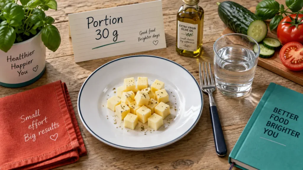 Le fromage reste compatible avec le cholestérol, à condition de maîtriser la portion