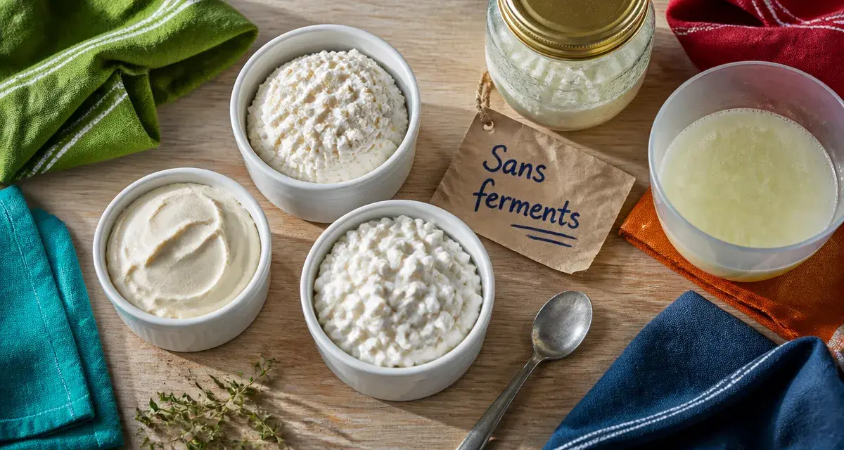 Liste fromages non fermentés : ricotta paneer halloumi
