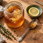 Miel sante pour la gorge : pot et citron, effets et limites