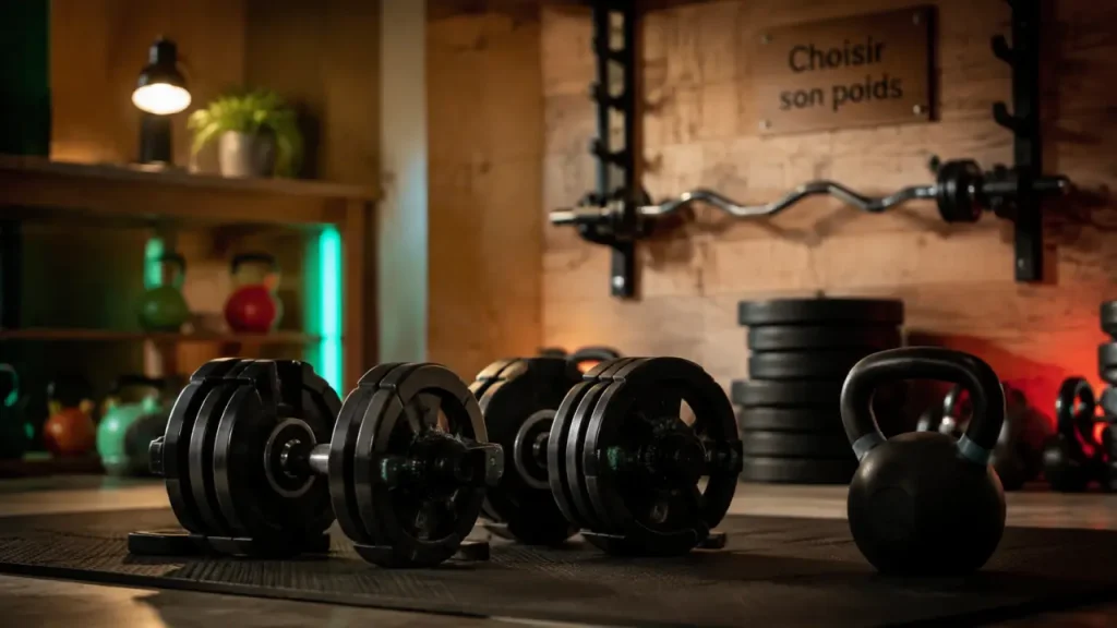 Haltères, disques, kettlebells : choisir les bons poids de musculation dès le départ