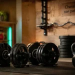Poid musculation : haltères réglables et kettlebell en home gym