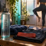 Sport le matin : tapis de yoga et échauffement doux le matin
